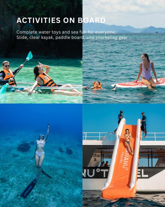 Gallery image for Phi Phi + Maya + Khai Island By Power Catamaran (Premium)